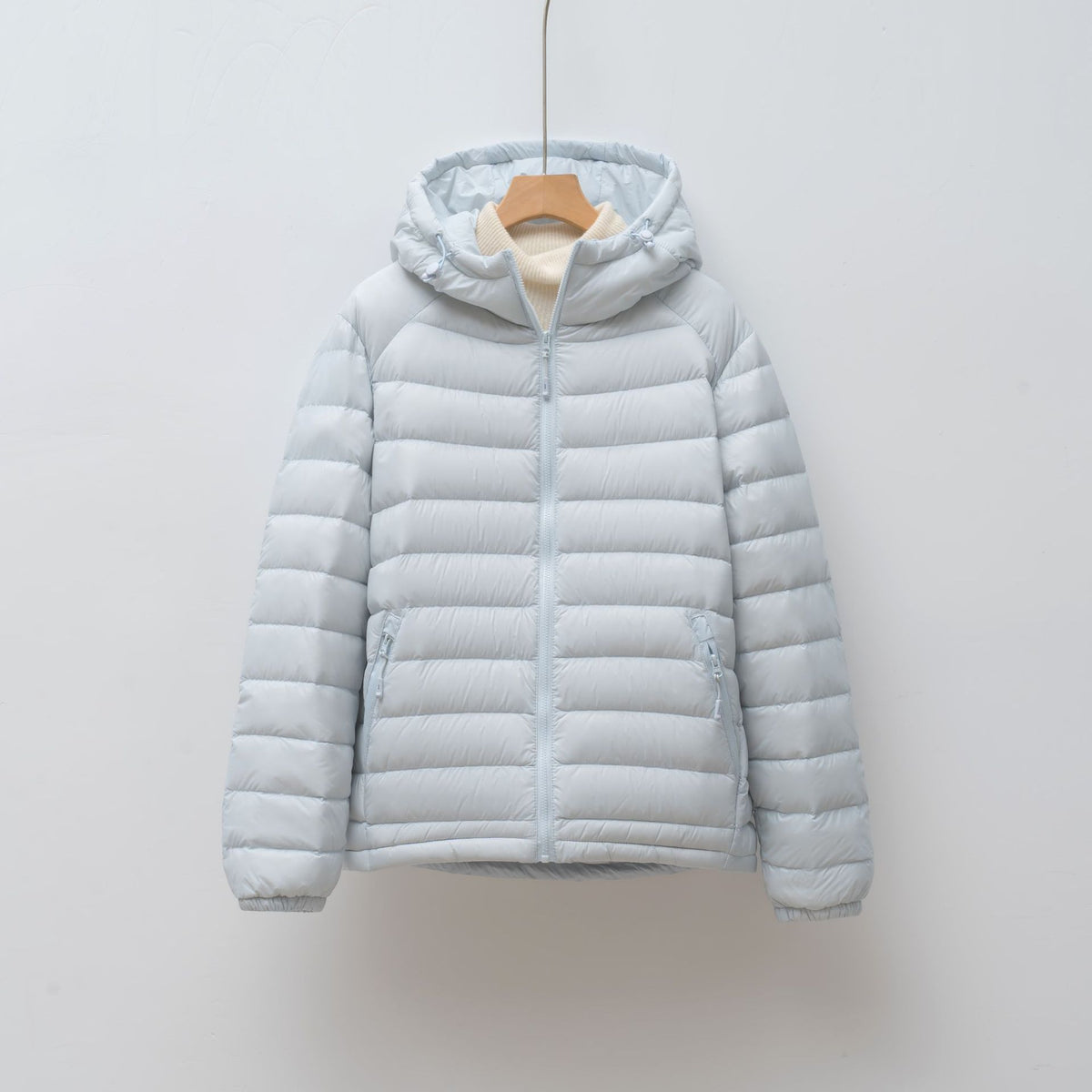 Hooded short jacket