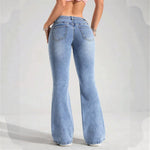 Low waisted women's pants, jeans