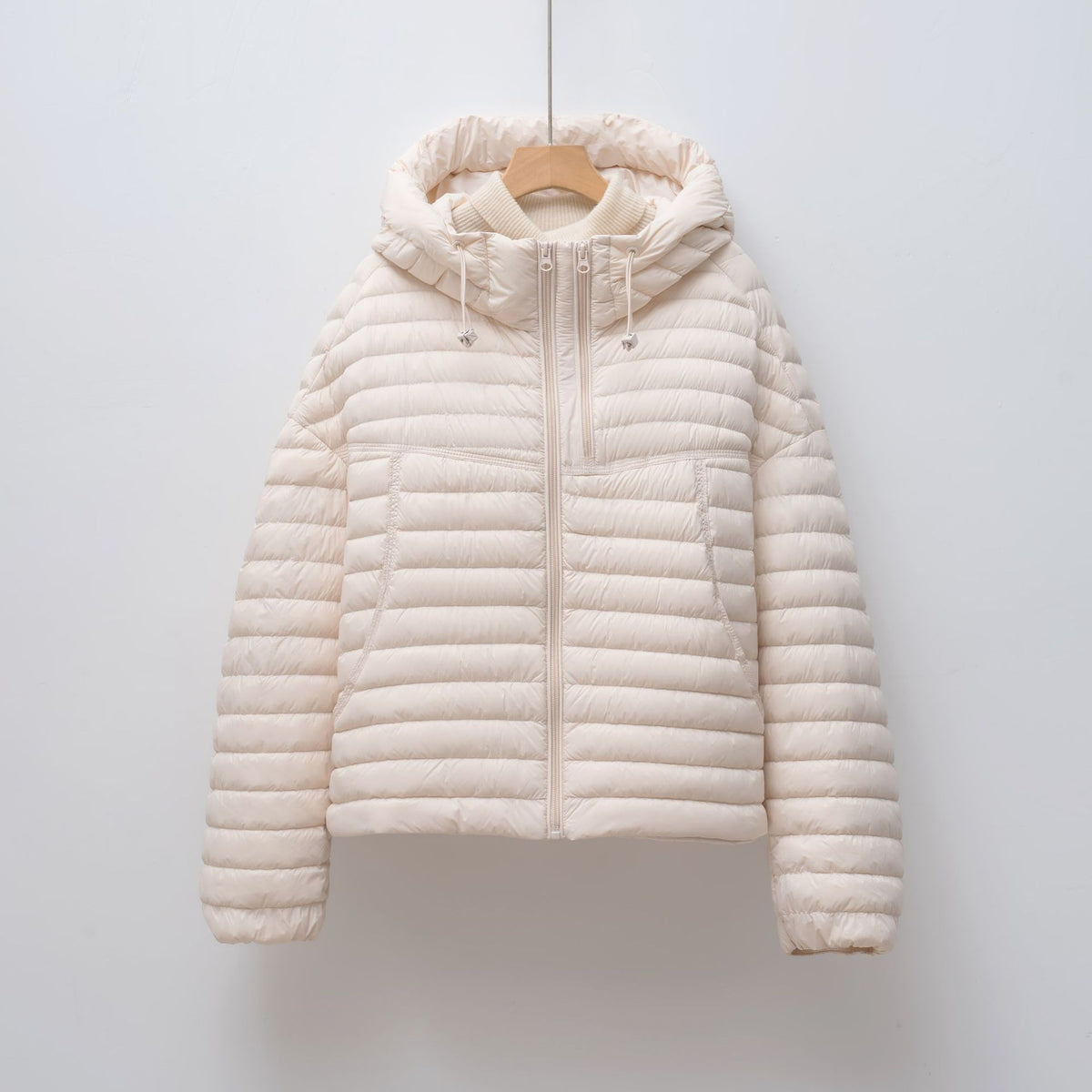 Hooded loose fitting hoodie style jacket
