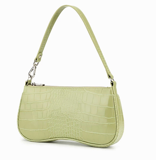 Bolso bandolera para mujer con efecto cocodrilo, estilo retro