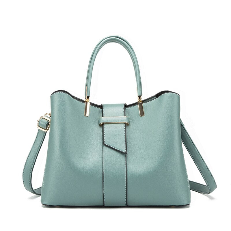 Bolso bandolera de piel sintética para mujer, estilo retro y gran capacidad