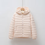Hooded short jacket