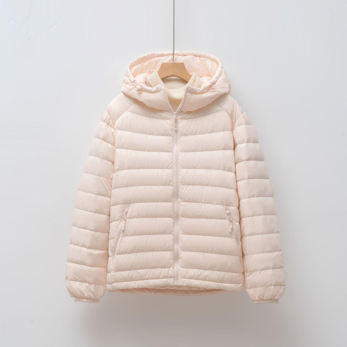 Hooded short jacket