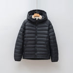 Hooded short jacket