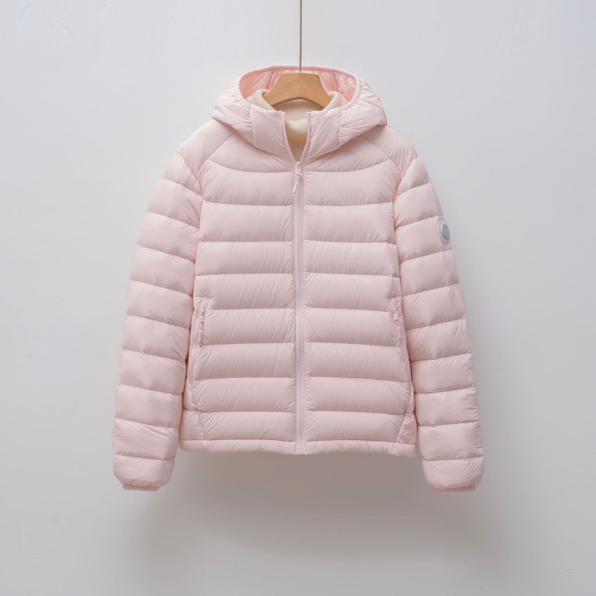 Hooded warm jacket
