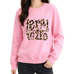 Feral Wife leopard print hoodie