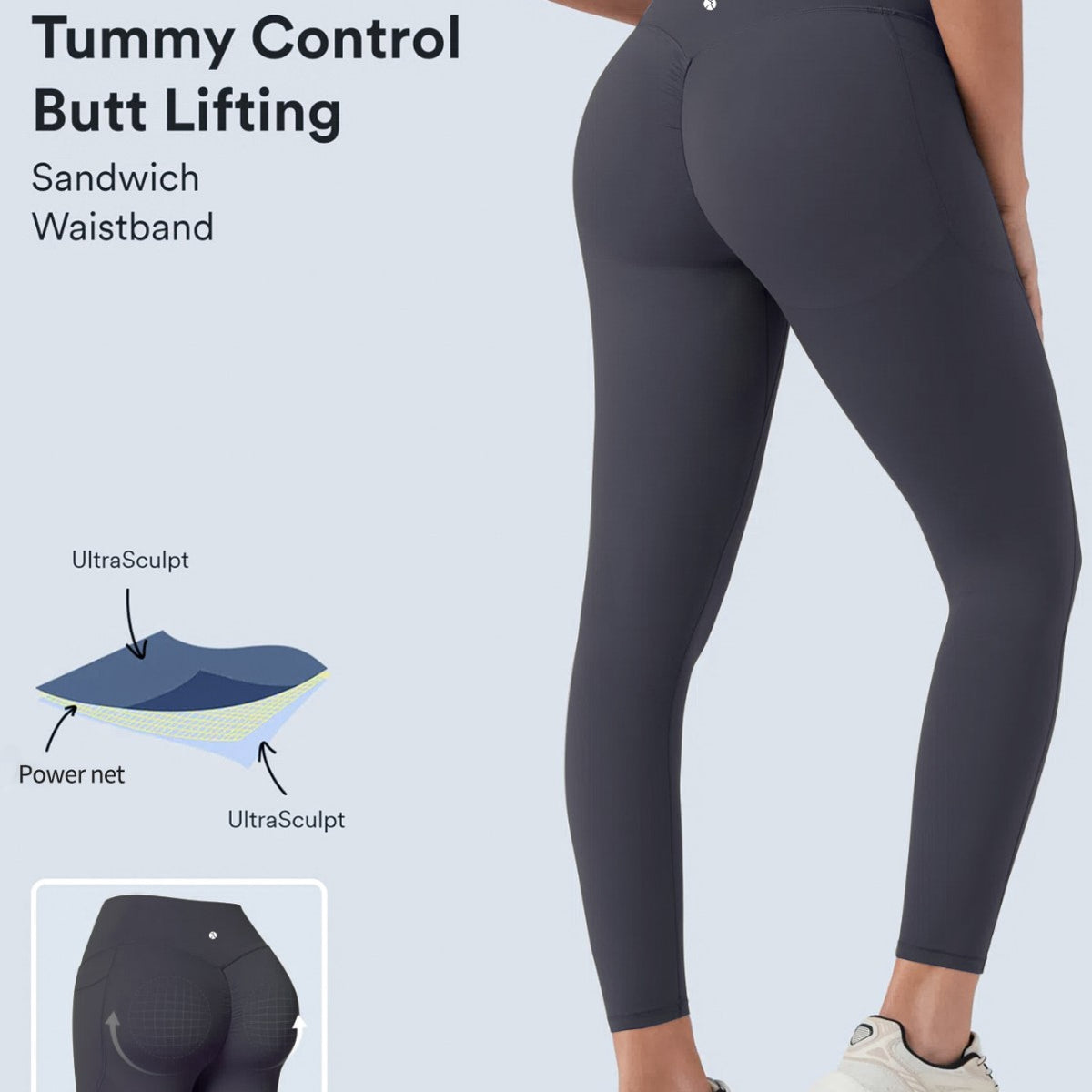 Waist abdomen hip lifting yoga fitness cycling pants