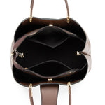 Bolso bandolera de piel sintética para mujer, estilo retro y gran capacidad