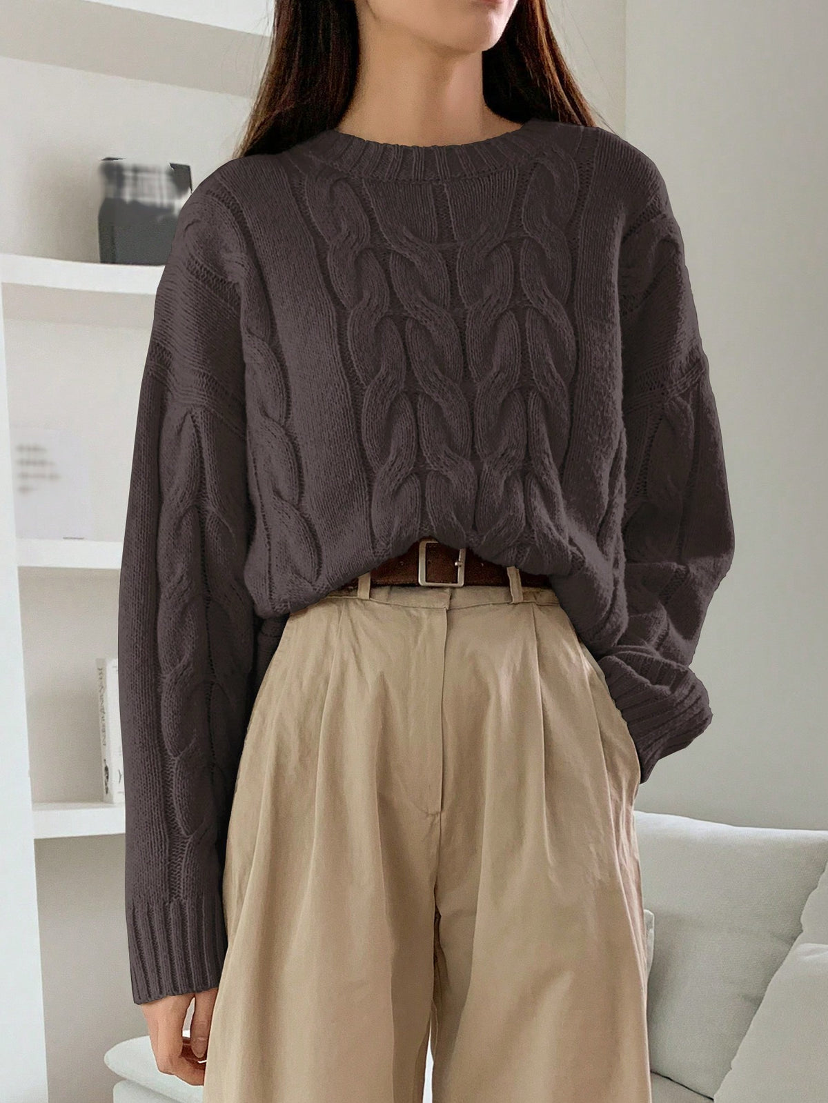 Jersey de punto elegante para mujer