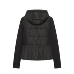 Hooded long sleeved jacket