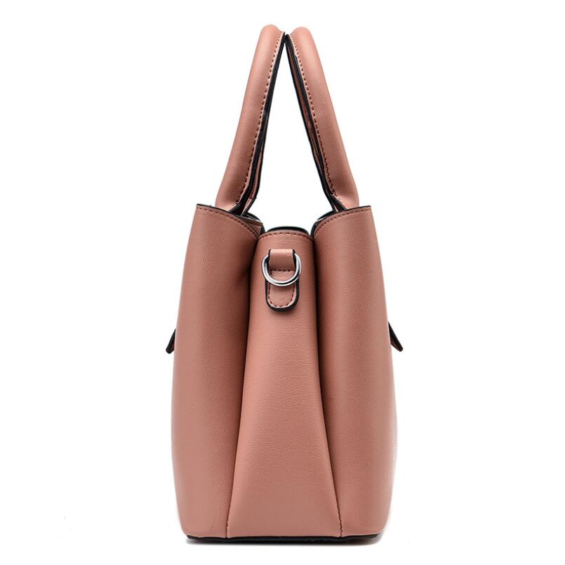 Bolso de hombro y bandolera para mujer en color liso, estilo casual