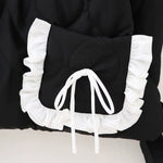 Bow tie pocket cotton jacket women's clothing