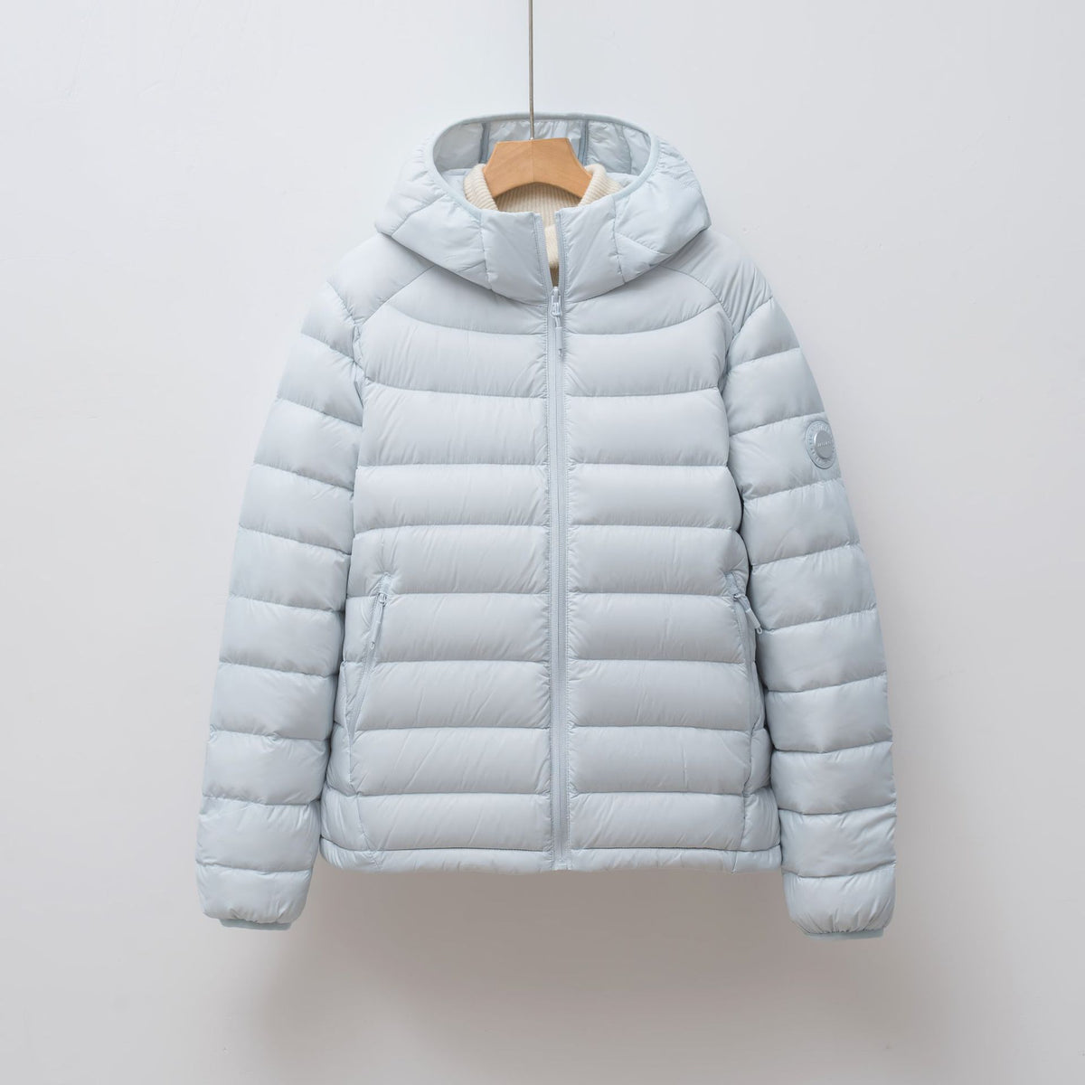 Hooded warm jacket