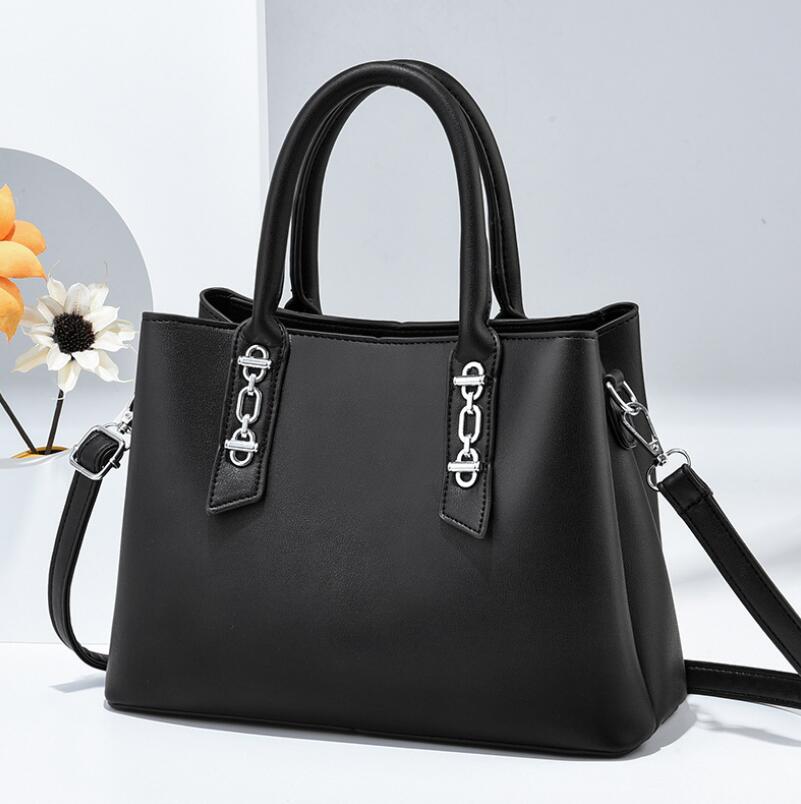 Bolso de hombro y bandolera para mujer en color liso, estilo casual