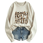 Feral Wife leopard print hoodie