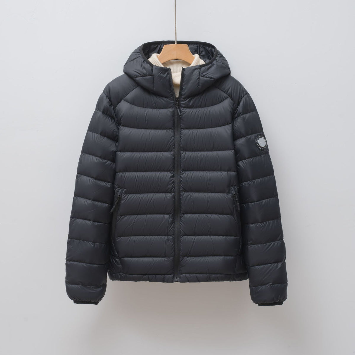 Hooded warm jacket