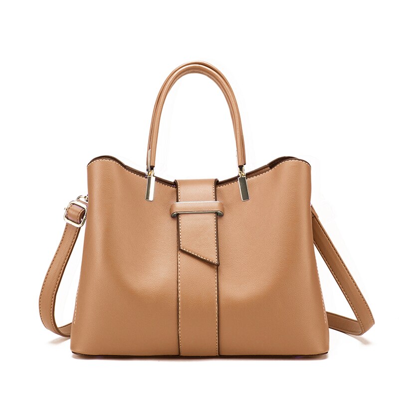 Bolso bandolera de piel sintética para mujer, estilo retro y gran capacidad