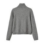 Zipper cardigan sweater
