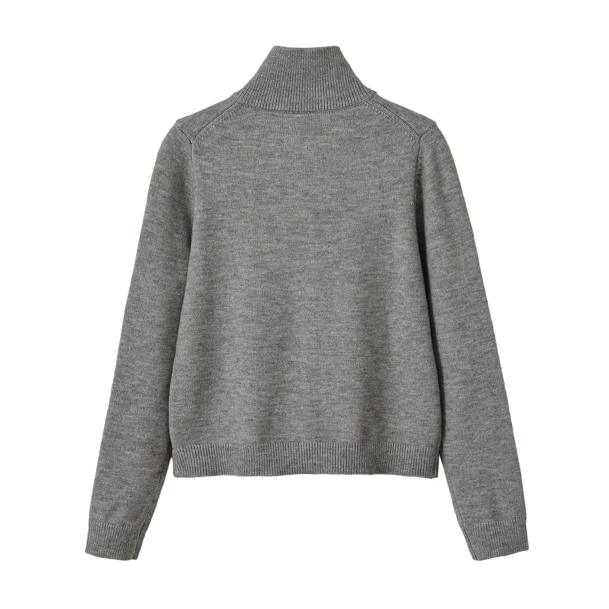 Zipper cardigan sweater