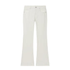 Retro style low waisted flared jeans