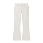 Retro style low waisted flared jeans