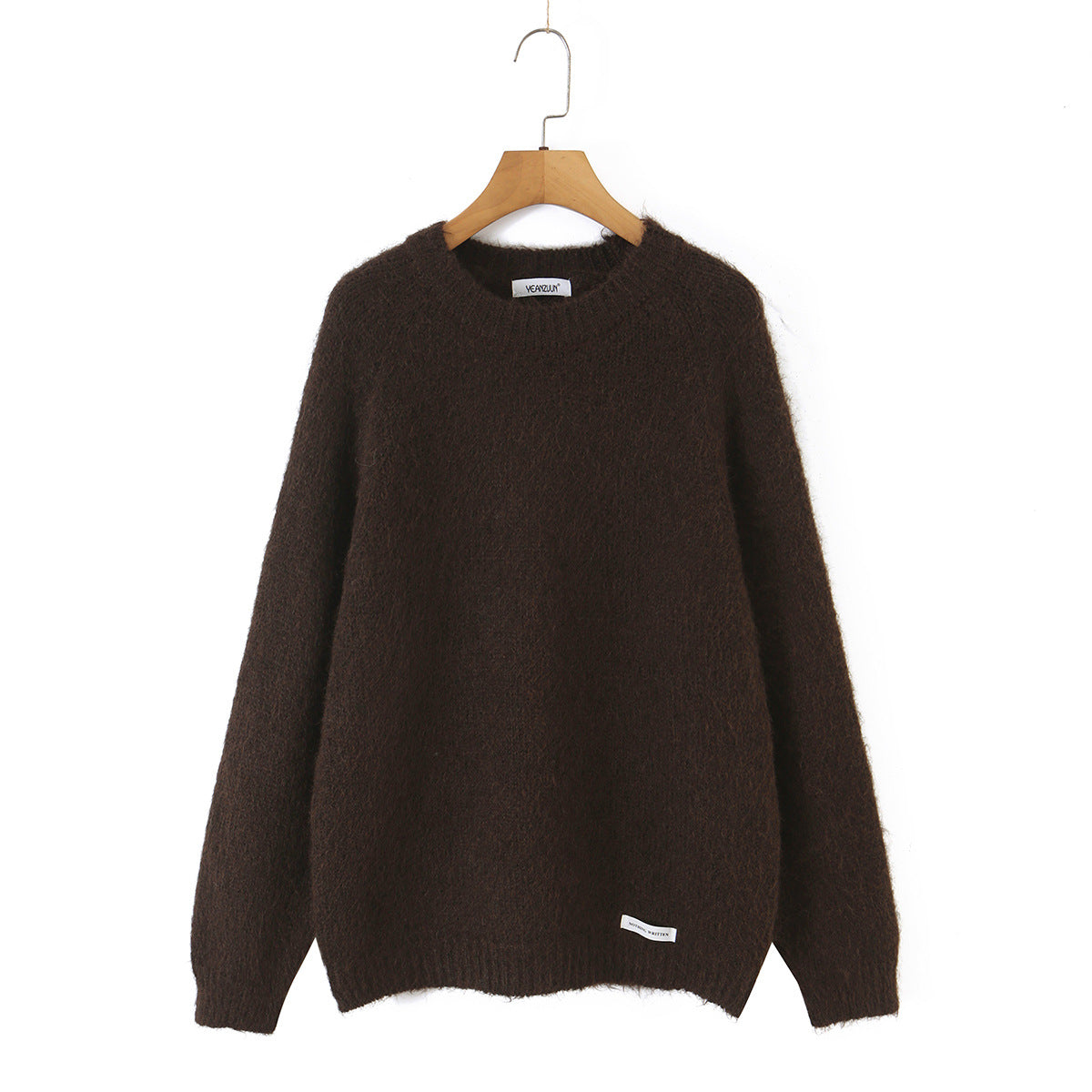 Women's  Loose Round Neck Pullover Sweater
