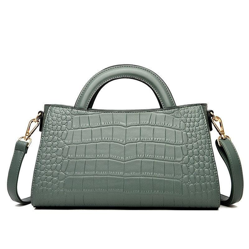Bolso de hombro y bandolera para mujer de gran capacidad, con diseño en relieve