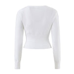 Waist wrap style base long sleeved sweater women's clothing