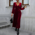 Vestido de fiesta elegante para mujer de estilo europeo y americano