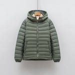 Hooded short jacket