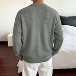 Loose five pointed star pullover sweater