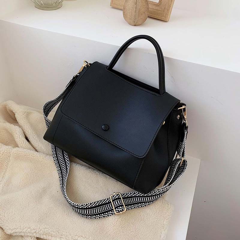 Bolso bandolera pequeño de piel sintética para mujer, con cadena y color liso