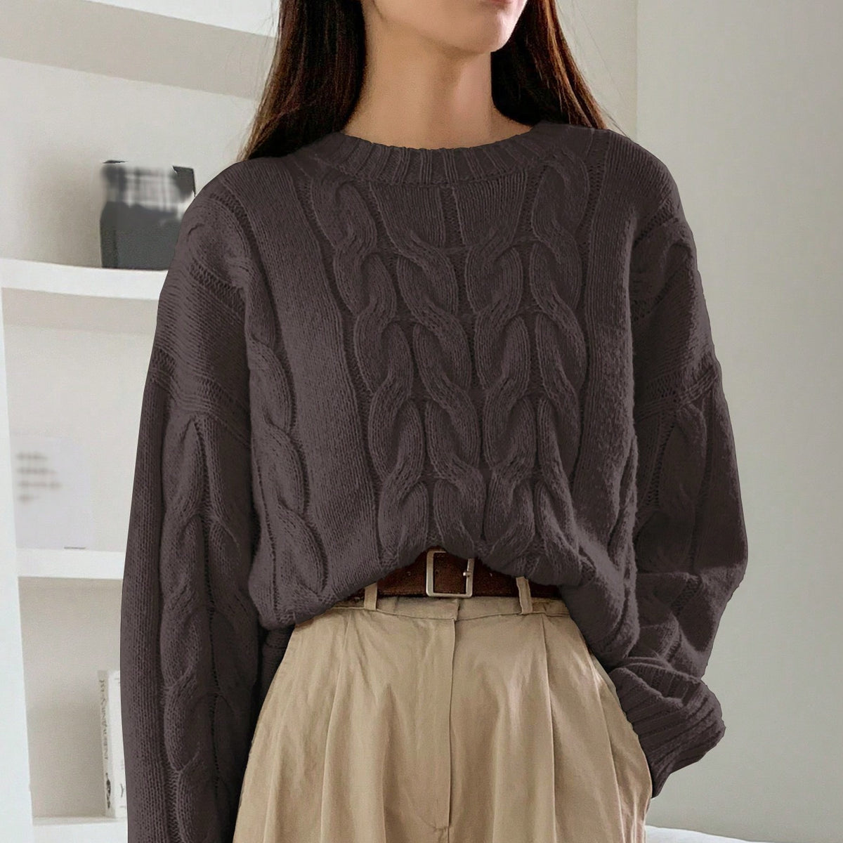 Jersey de punto elegante para mujer