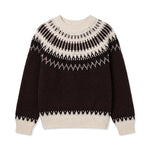 Round neck loose sweater
