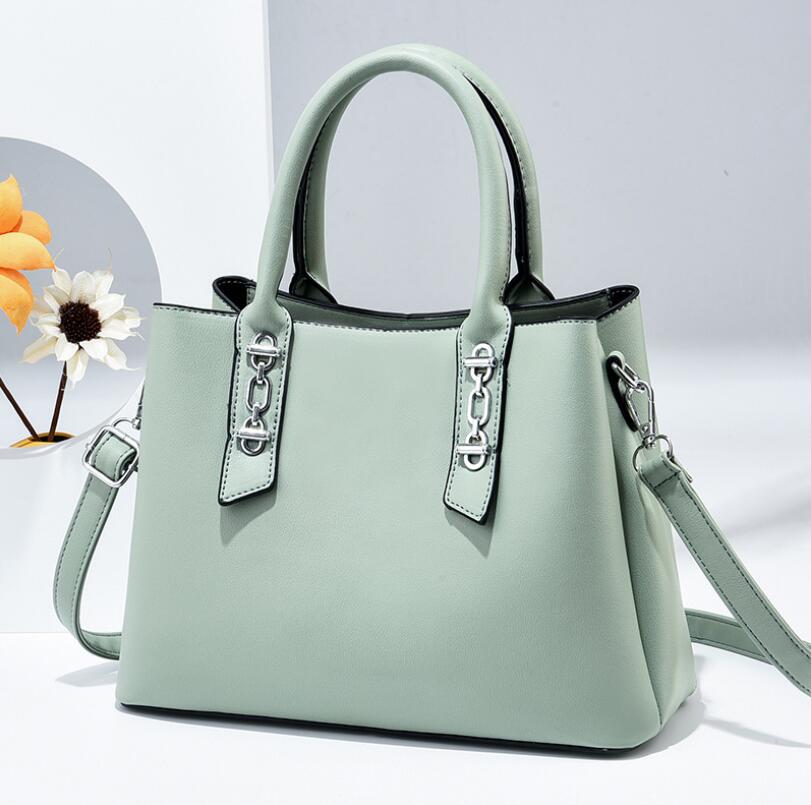 Bolso de hombro y bandolera para mujer en color liso, estilo casual