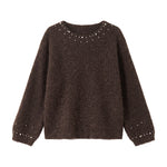 Round neck sweater for women