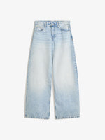 High-Waisted Straight-Leg Tapered Casual Multi-Color Ins Style Wide-Leg Floor-Length Jeans Pants