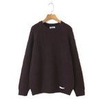 Women's  Loose Round Neck Pullover Sweater