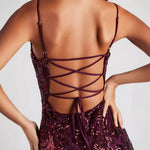 Vestido de fiesta sexy con lentejuelas y pedrería