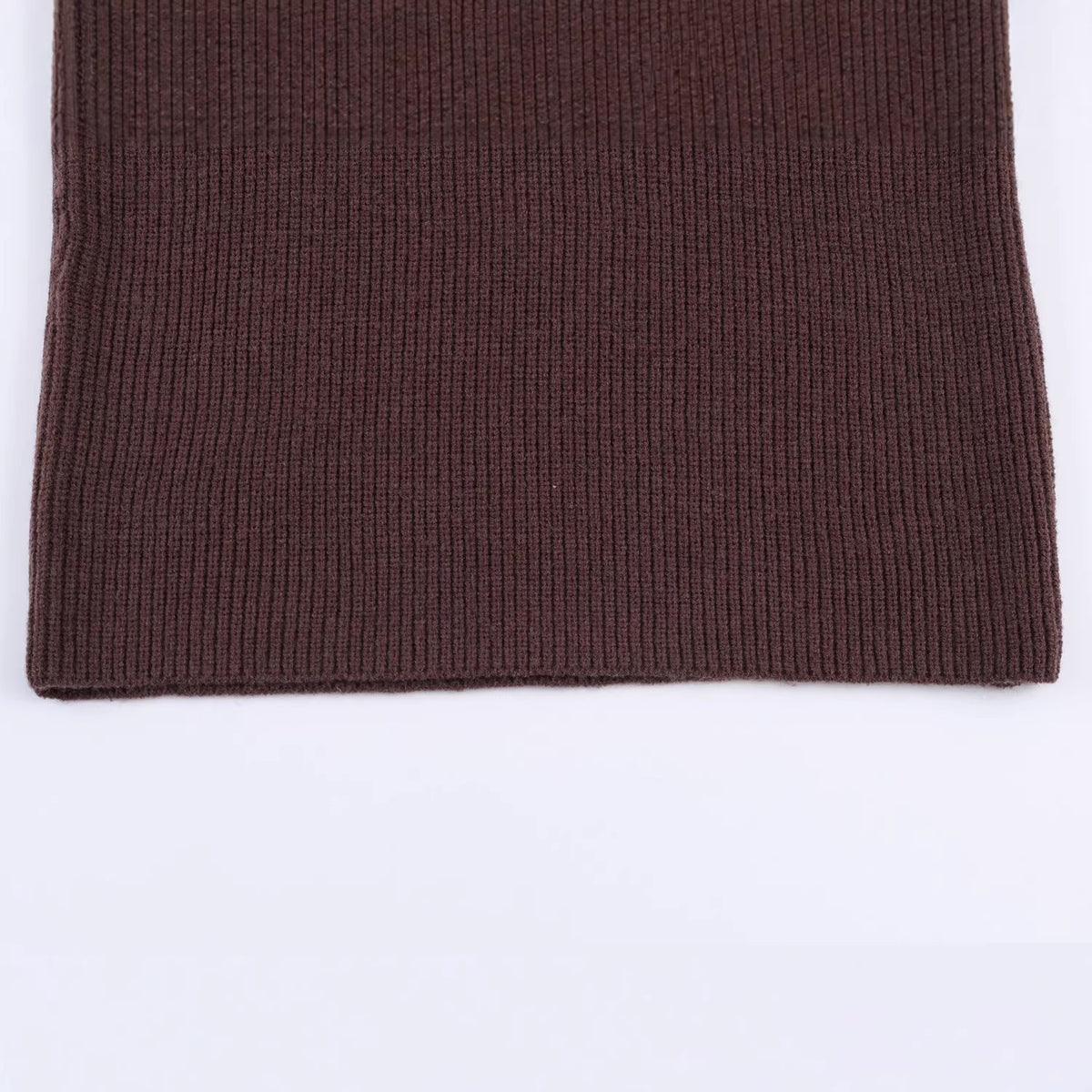 Solid color pullover knitted sweater