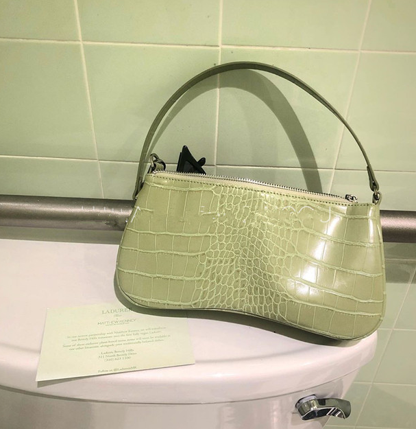 Bolso bandolera para mujer con efecto cocodrilo, estilo retro
