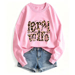 Feral Wife leopard print hoodie