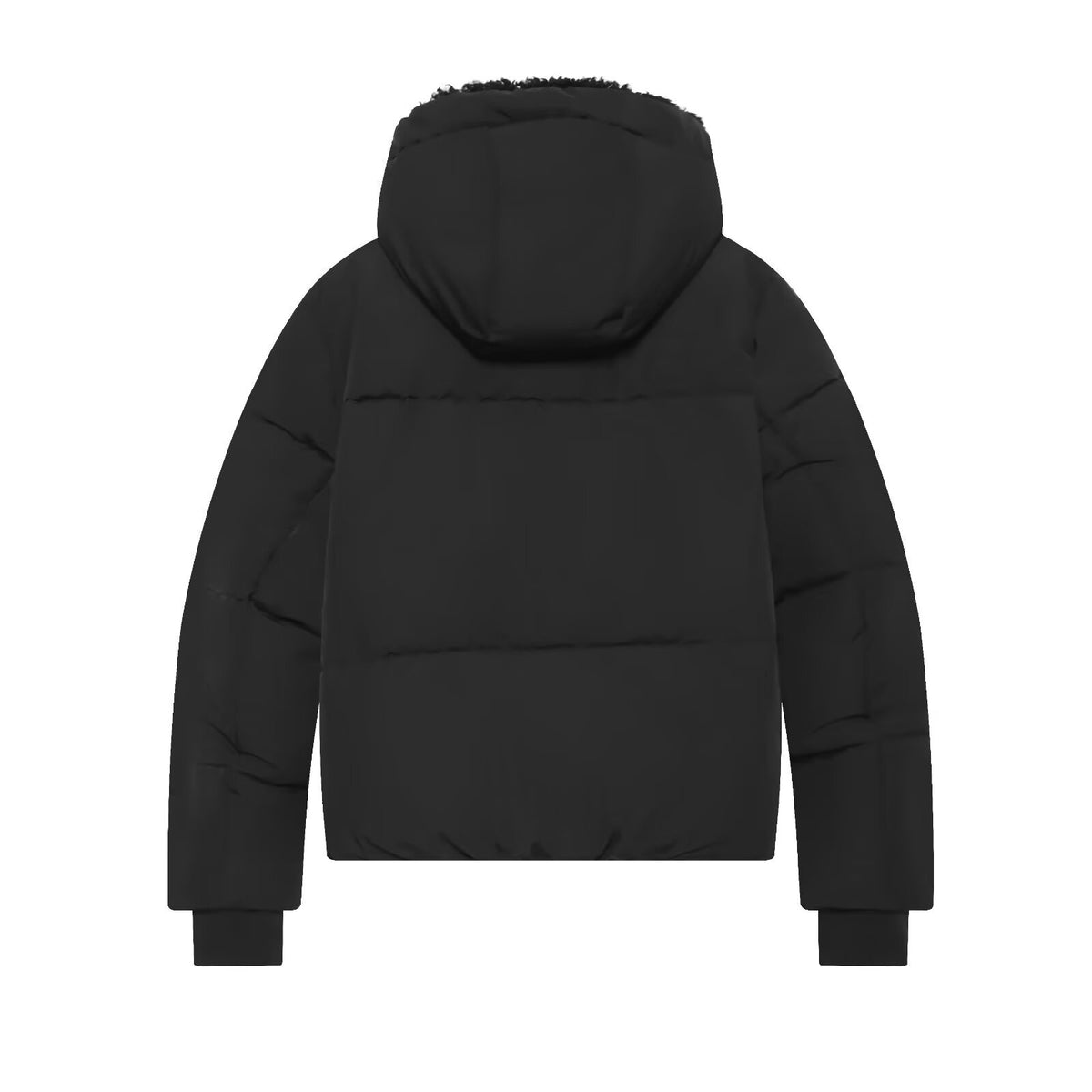 Loose zipper hooded cotton jacket for women