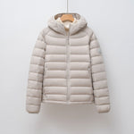 Hooded warm jacket