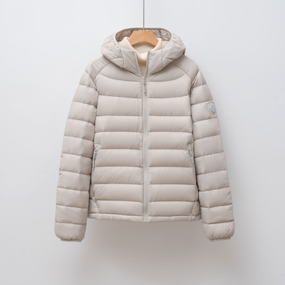 Hooded warm jacket