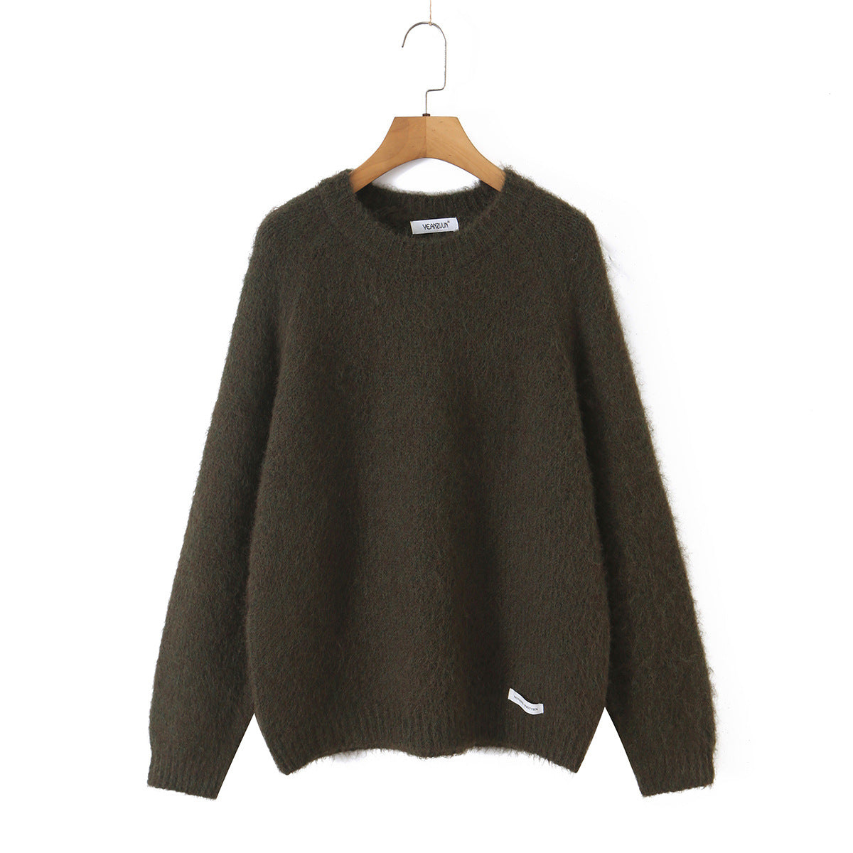 Women's  Loose Round Neck Pullover Sweater