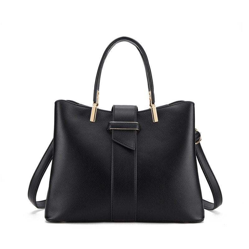 Bolso bandolera de piel sintética para mujer, estilo retro y gran capacidad