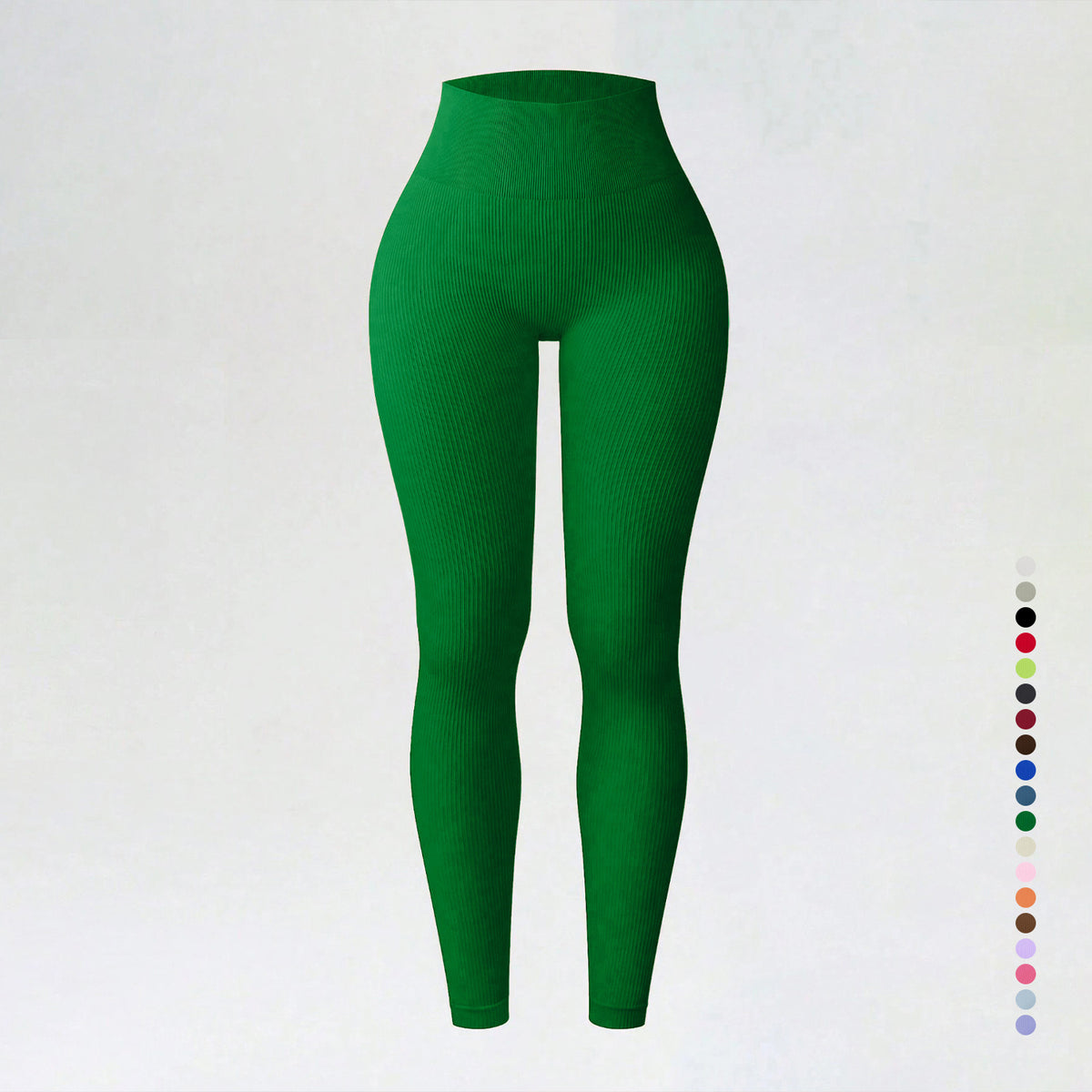 Threaded autumn and winter yoga pants seamless fitness pants high waisted sports yoga clothes leggings