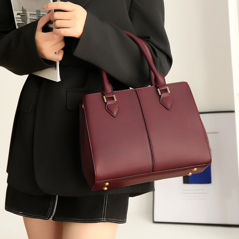 Bolso de mano y hombro para mujer, estilo casual