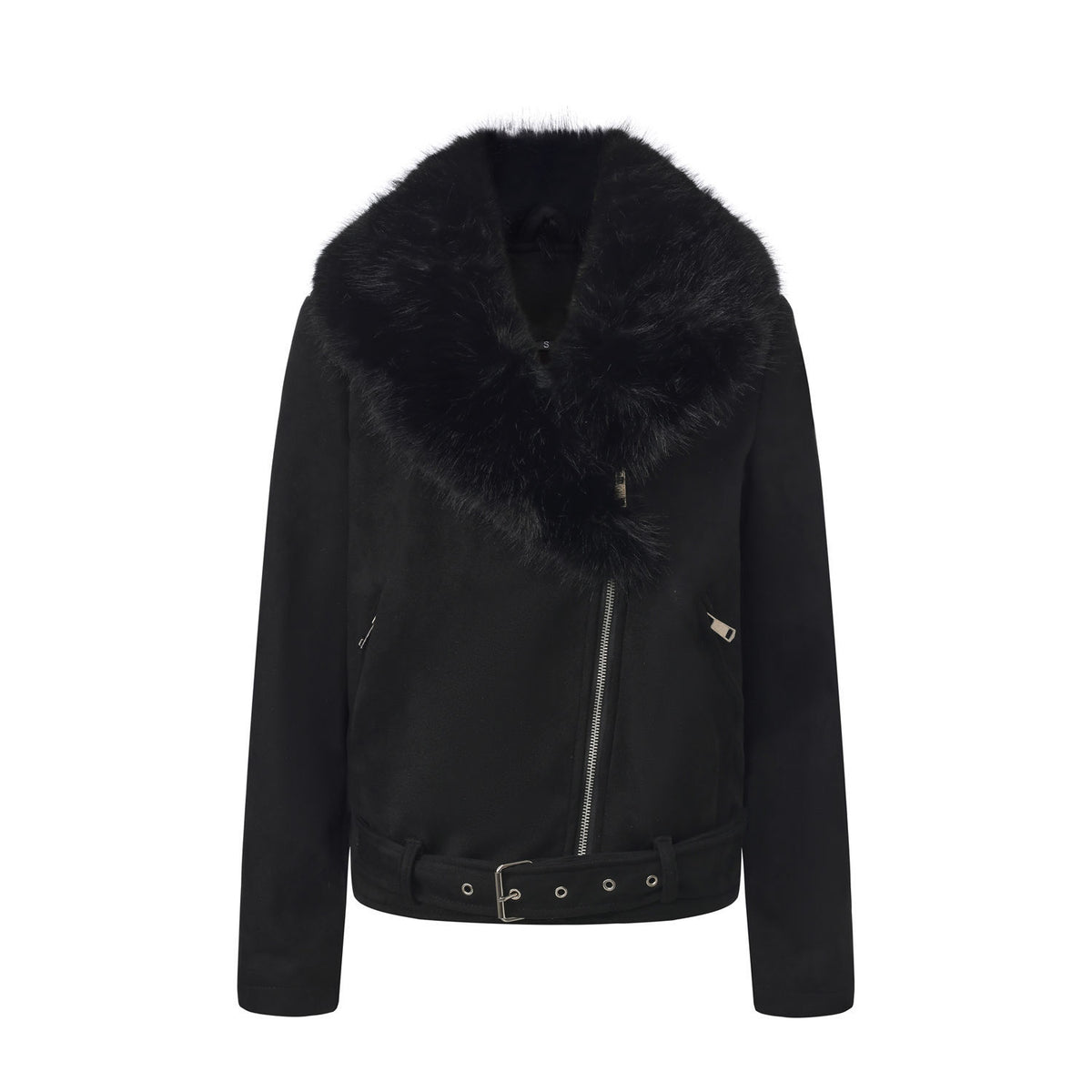 Detachable hooded long sleeved jacket